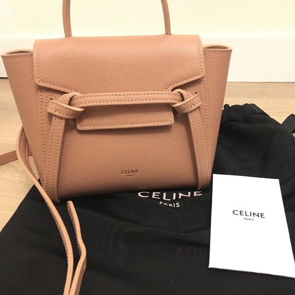 CELINE PICO BELT BAG IN GRAINED CALFSKIN - Picture 1 of 5